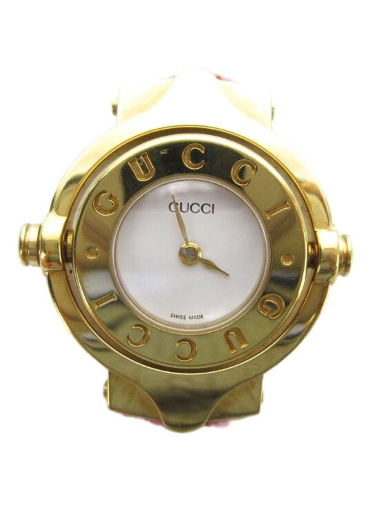 Gucci Watch Turn Face Case Only Quartz White Dial Gold main image 5